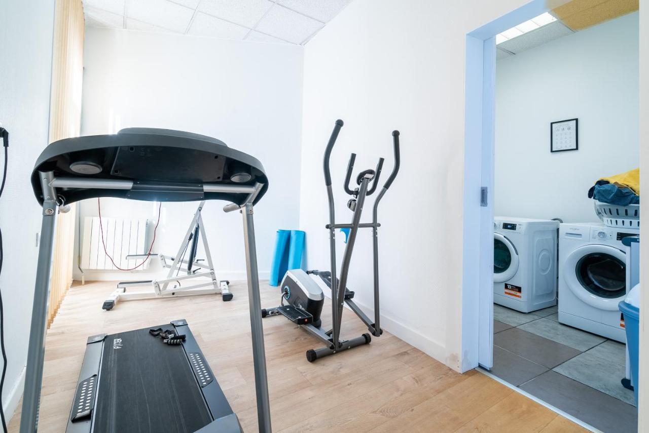 Duplex Lafargue Game Room Baby Foot Salle De Sport Jeux De Societe Limoges Exterior photo